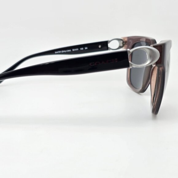 Coach HC8240 L1028 544787 Dirty Lilac Frame Grey Lens Sunglasses w/ Case 52mm main image 14